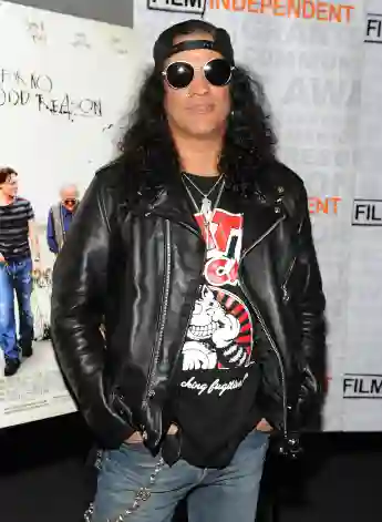 Slash attends the Film Independent screening of Sony Pictures Classics' "For No Good Reason" at the Landmark Theater on April 16, 2014 in Los Angeles, California