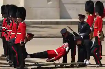 trooping the color soldiers fainting