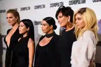 Khloe Kardashian, Kourtney Kardashian, Kim Kardashian, Kris Jenner and Kylie Jenner attend Cosmopolitan's 50th Birthday Celebration.