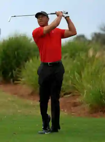 Tiger Woods in 2020