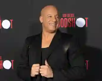 Vin Diesel at the "Bloodshot" premiere