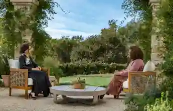 This Is Where Oprah with Meghan and Harry﻿ Was Filmed mansion home house California Gayle King interview