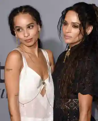 Zoe Kravitz and presenter Lisa Bonet attend the InStyle Awards.