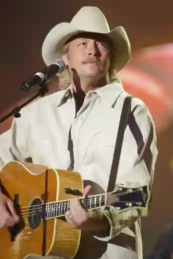 Alan Jackson rehearses for the "2002 Academy of Country Music Awards" at the Universal Amphitheatre on May 21, 2002