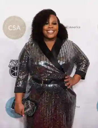 Amber Riley attends The Casting Society of America's 34th Annual Artios Awards, January 31, 2019.