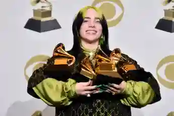 Billie Eilish becomes the youngest artist to sweep the big four categories at the Grammys!