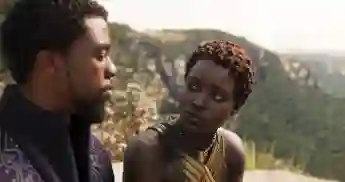 Lupita Nyong’o and Chadwick Boseman, in 'Black Panther'