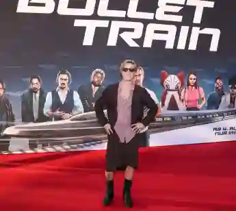 Brad Pitt at the premiere of his film "Bullet Train" in Berlin on July 19, 2022