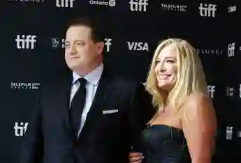 Ex-couple Brendan Fraser and Afton Smith together at a 2022 event in Toronto