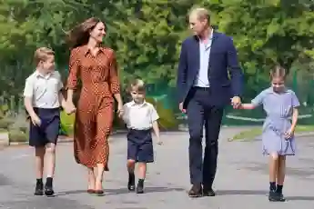 Prince Louis very excited: family accompanies him on the first day of school
