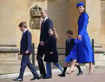 La famille royale britannique à Pâques