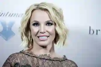 Britney Spears attends the launch of her new lingerie brand "The Intimate Britney Spears" on September 25, 2014.
