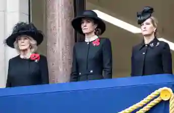 Camilla Parker-Bowles, Duchess Kate y Sophie von Wessex en el Día del Recuerdo