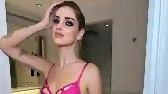 Chiara Ferragni lingerie cutout sexy