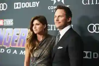 Katherine Schwarzenegger and Chris Pratt at the world premiere of "Avengers: Endgame" on April 23, 2019