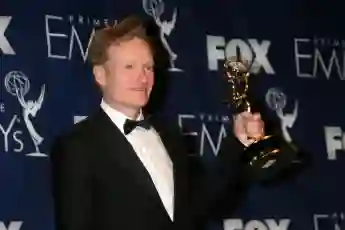Conan O'Brien at the Emmy Awards 2007 in Press Room at Shrine Auditorium in Los Angeles, CA on Septe