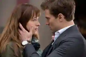 Dakota Johnson and Jamie Dornan in Shades of Grey