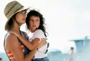 Demi Moore and Rumer Willis in 'Striptease'.
