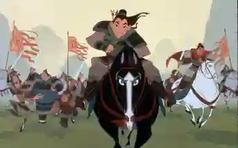 The cartoon "Mulan" is very different from the real film version