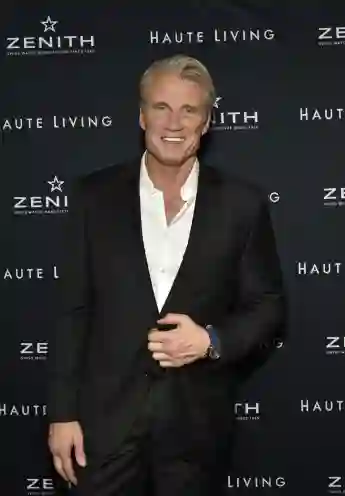 Dolph Lundgren at Haute Living And Zenith Honor Dolph Lundgren at Mr Chow in Tribeca on November 12, 2018.