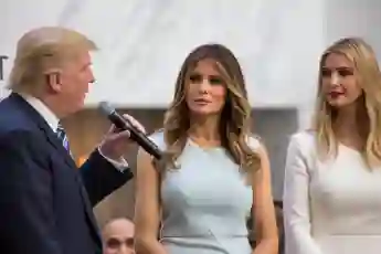 Donald Trump, Melania Trump and Ivanka Trump