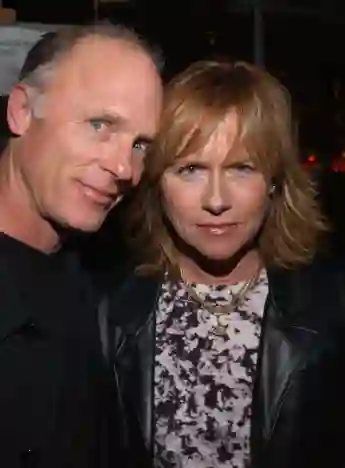 Ed Harris and Amy Madigan attend the "Carnivale" second season party on January 6, 2005 in Hollywood, California.