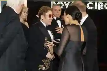 Elton John, Prince Harry and Duchess Meghan