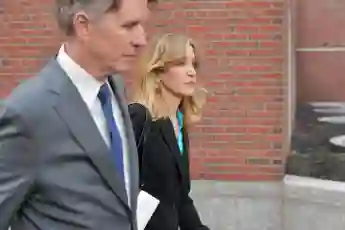 Felicity Huffman, the former star of Desperate Housewives, appeared in court in Boston, Massachusetts on April 8th.