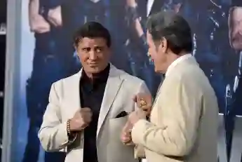 Sylvester Stallone y Frank Stallone