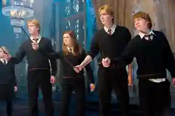 "Fred," "Ginny," "George," and "Ron Weasley."