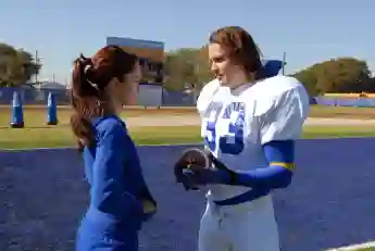 Minka Kelly and Taylor Kitsch as "Lyla" and "Tim" in 'Friday Night Lights'