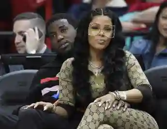 Gucci Mane and Keyshia Ka'Oir at the NY Knicks game in 2017.