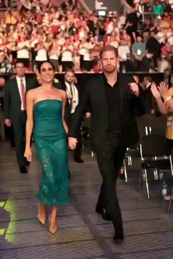 Meghan and Harry at the closing ceremony of the Invictus Games