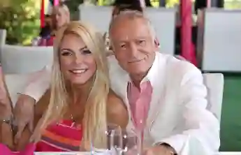 Crystal Hefner and Hugh Hefner