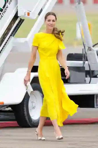 Duchess Kate at Norman Manley International Airport in Jamaica on March 22, 2022