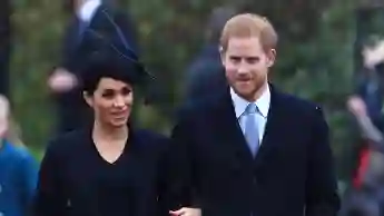Duchess Meghan and Prince Harry on December 25, 2018