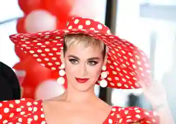 Katy Perry attending the Minnie Mouse Hollywood Walk of Fame Star Ceremony in Hollywood California