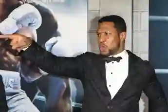 February 27, 2023, Los Angeles, California, USA: LOS ANGELS, CA - FEB 27, 2023: Jonathan Majors at the premiere of Creed