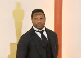 Jonathan Majors attends the 95th annual Academy Awards at the Dolby Theatre in the Hollywood section of Los Angeles on S