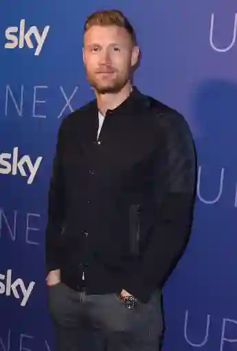 Freddie Flintoff at the SKY TV, Up Next Event at Tate Modern in London, England. Wednesday 12th February 2020. (James Warren/Photoshot)