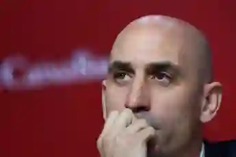 August 21, 2023: El presidente de la Real FederacioÂ³n EspaoÂ±ola de FoÂºtbol (RFEF), Luis Rubiales besoÂ³ a la jugadora