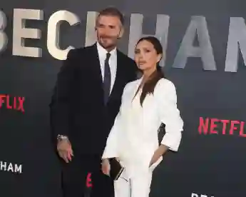 Netflix Beckham UK Premiere, Curzon Mayfair in Mayfair, London on 3 October 2023 David Beckham and Victoria Beckham at t