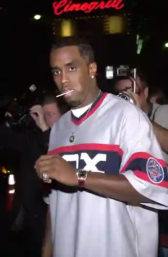 at the premiere of the Lion s Gate film Monster s Ball at the Chinese Theater, Hollywood, 11-11-01 Sean P. Diddy Combs a