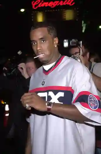 at the premiere of the Lion s Gate film Monster s Ball at the Chinese Theater, Hollywood, 11-11-01 Sean P. Diddy Combs a