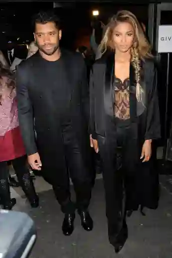 Paris Fashion Week - Givenchy Arrivals Russell Wilson, Ciara attending Givenchy show as part of Paris Fashion Week Fall/