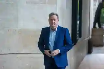 November 5, 2023, London, England, United Kingdom: British Journalist and TV host PIERS MORGAN arrives at BBC as he appe