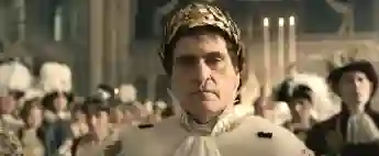 RECORD DATE NOT STATED NAPOLEON, Joaquin Phoenix as Napoleon Bonaparte, 2023. Sony Pictures Entertainment / Courtesy Eve