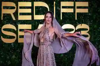 Red Sea Film Festival Opening Red Carpet - Jeddah Brazilian model Alessandra Ambrosio walks the red carpet as she arrive