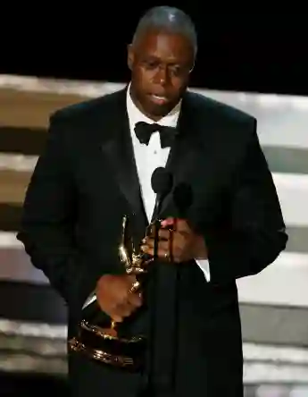 Syndication: USA TODAY Actor Andre Braugher accepts the award for outstanding lead actor in a miniseries or a movie for