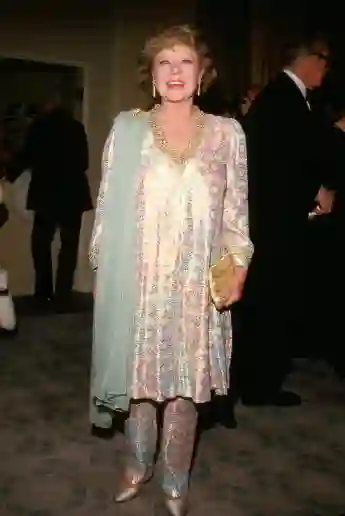 **FILE PHOTO** Glynis Johns Has Passed Away. Glynis Johns at the BBC TV Awards Gala on November 19, 1986 at the Ambassad